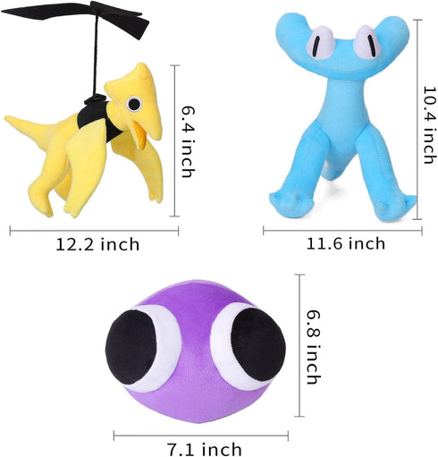 8pcs Rainbow Plush Toys, Stuffed Animal Plush Dolls, Chapter 2 Plushies for Fans Birthday Kid