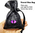 Haxtec Dragon Dice Bag Small Drawstring Leather DND Pouch Compatible with Dungeons and Dragons Gift