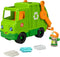 Fisher-Price Little People Musical Toddler Toy - Recycling Truck Garbage Vehicle with Figure for Pretend Play Ages 1+