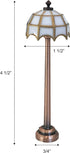 Settings Charming LED Dollhouse Floor Lamp with Cream Shade - Perfect for Miniature