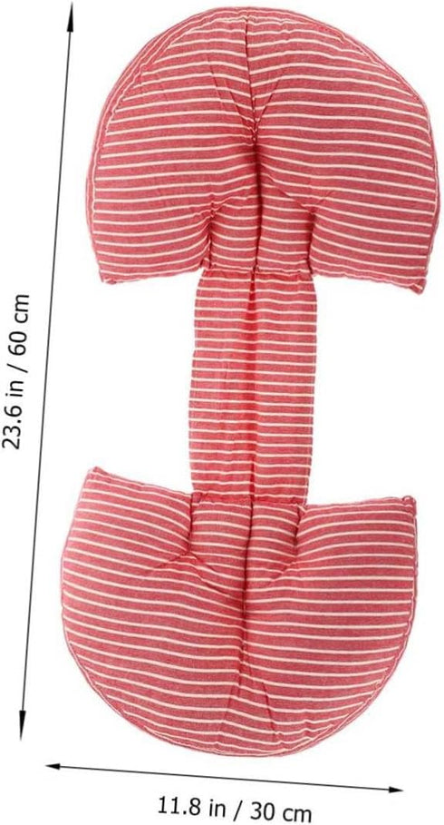 MERRYHAPY U-Shaped Pregnant Woman Pillow Comfortable Rest Cushion for Side Sleeping Durable Maternity Support for Home