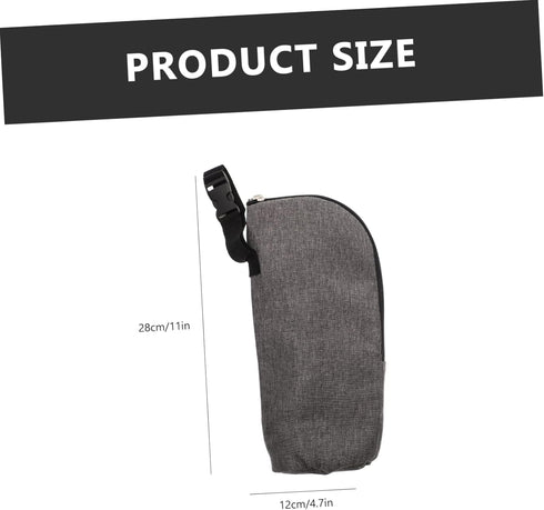VANZACK 2pcs Set Insulated Baby Bottle Warmer Bag Thermal Milk Bottle Pouch for Infants Waterproof Insulation Carrier