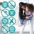 KinderSense - Premium Baby Safety Crib Tent - Toddler Crib Topper to Keep Baby from Climbing Out - See Through Mesh