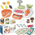 yoliyogo Pretend Play Cash Register Toy with Functional Caculator Cashier Scanner Toy Supermarket