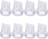 lasuroa 8pcs Duckbill Valves, Soft Silicone Breast Pump Replacement Compatible with Eufy E10/S1/S1