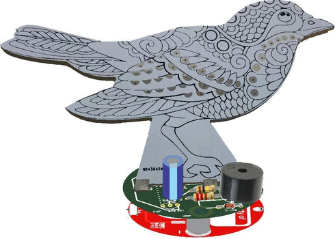 Learn to Solder Blinker Bird | Skill Badge, DIY Electronics and Crafts Project for Students and Adults | Soldering Project for STEM Camps, Classes and Events | Explore Electronics (1)