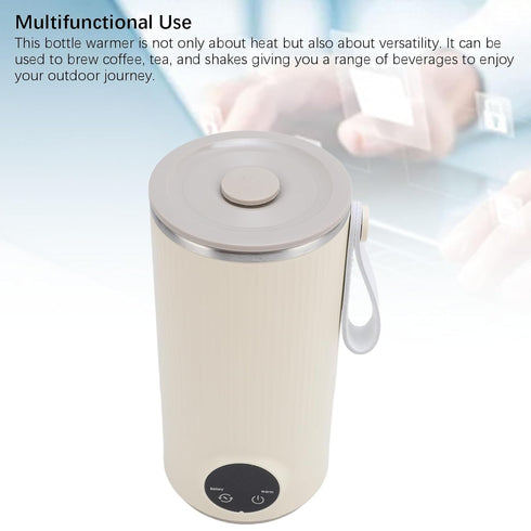 Hamwesh Portable Bottle Warmer Mixer, Cordless Design Automatic Mixing Constant Temperature Portable Milk Warmer