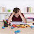 24 Pack Squeezable World Stress Balls - Mini Globe Earth Balls for Kids, Pressure Relieving (2.5" Inches)