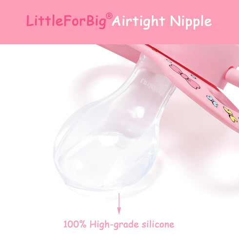 Set 3-Pack LittleForBig Bigshield Generation-II Adult Sized Printed Pacifiers My Little Baby Pattern