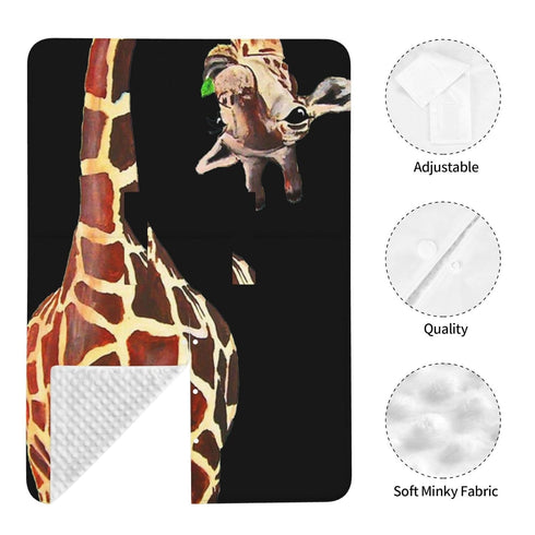 Zhbvncp Giraffe Baby Car Seat Cover & Breastfeeding Nursing Cover - Breathable Stretch Fabric Multi-Use Nursing Cover