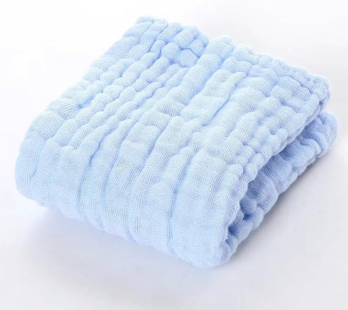 Peonita 6 Pack Set Muslin Baby Washcloths Organic Cotton Face Towels for Newborns Ultra-Soft, Reusable & Absorbent
