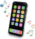 Musical Cell Phone Toy for 1 Year Old Toddlers - Baby Phone Toy with Light and Sound, Gifts for Boys and Girls (Black)