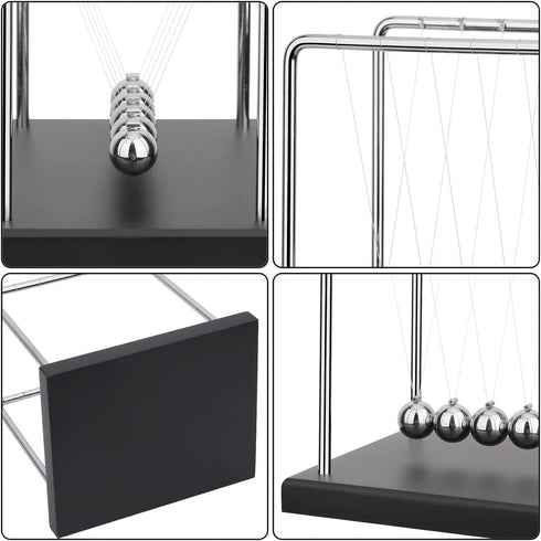 Newtons Cradle Balance Balls, Science Physics Gadget Desktop Decoration Kinetic Motion Toy