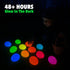 150 150 GiftExpress Pcs Plastic Glow in the Dark Easter Eggs Non Electronic & Mini Flashing Light Balls Standalone