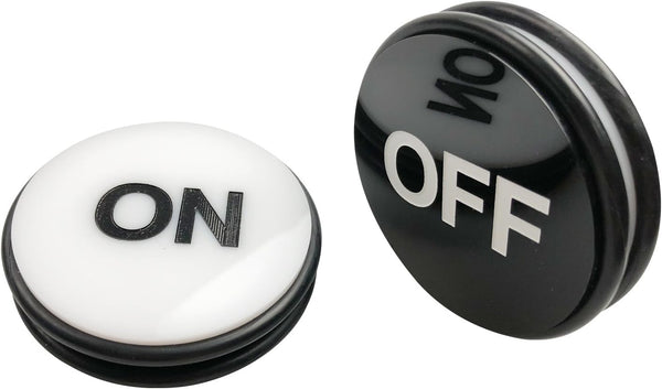 Yuanhe 3-Inch Casino Craps Dealer Button ON/OFF Puck Buttons for Poker, Texas Hold 'em & Card Games