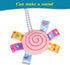 Travel Bassinet Mobile Toys for Infant & Toddlers, Clip on Stroller Toy & Pram Activity Bar for Indoor Outdoor