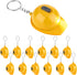 Bonuci Construction Party Favors Mini Flashlight Keychain, Miniature Construction Helmet Flashlight for Man Birthday