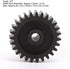 T best Motor Pinion Gear, 27T 1:14 Scale Remote Control Crawler Car Upgrade Parts for Wltoys 1/14 144001 (Black)