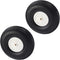 Fielect 5 inch RC Model Airplane Super Light Sponge Tire and Wheel Sets for RC Car, 2 Pcs