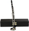 Dselvgvu Miniature Clarinet with Stand and Case Mini Musical Instrument Replica Collectible Figurines