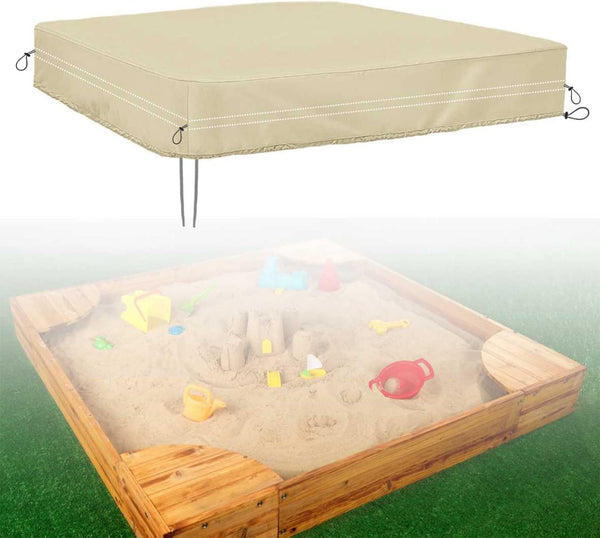 72x72 inch Extra Large Sandbox Cover, 420D Marine-Grade Heavy Duty Sand Box