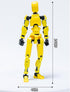 9PCS T-13 3D 13 Dummy 13 (9 EIMONEY Assembly Completed Action Figure Printed Multi-Jointed Movable,Lucky Action