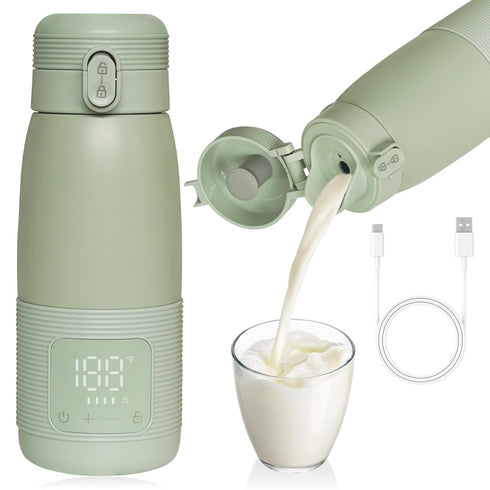 WAAYAA Portable Bottle Warmer for Travel 17 oz Portable Bottle Breast Milk and