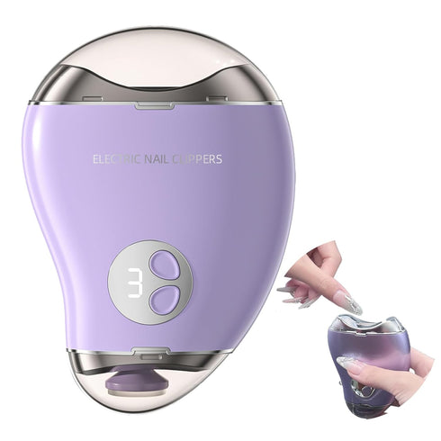 Jjkygmw Electric Nail Trimmer with LED Light, Safe and Easy to Use, Fingernail