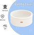Baby Ball Pit - Soft Round Memory Foam Playpen for Indoor Outdoor Use, Balls Not Included (White)
