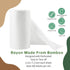 400 11.8 7.1in Diaper Liners Kawigo Cloth Diaper Liner for Baby Cloth Diaper Natural Soft Rayon Made from Bamboo Sheets