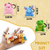 24Pack Mini Animal Plush Toy Set - Cute Assortment Keychain Toys, Small Stuffed Animal Gifts for Kids