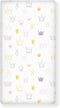 Streeyiu Crown Baby Crib Sheets for Boys Girls Cute Crown Fitted Crib Sheet