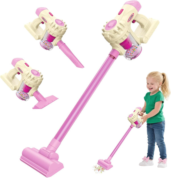 Toddler Vacuum Cleaner, 3 in 1 Kids Vacuum Toy with Weak Suction,