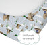 52" 28" HawSkgFub Duck Hunting Mallard Hunter Fitted Standard Crib Sheet for Baby Boy, Wild Animal Bird Reeds Blue