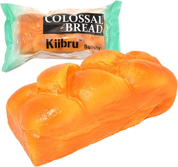 Colossal 7.9" Squishy English Bread - Slow Rising Scented Toy