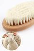 HUAYINGMEI Wooden Handle And Super Soft Goat Hair, Soft Baby Brush For Newborns And Toddlers