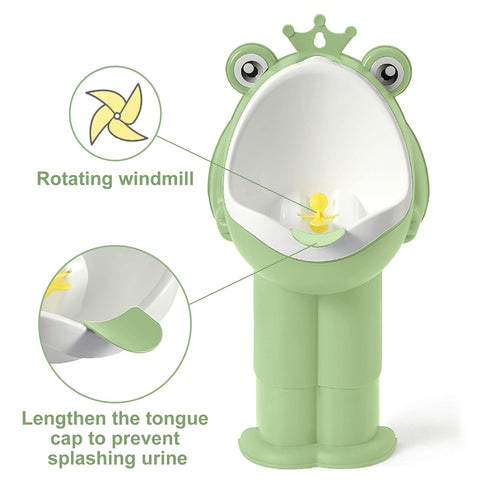 FIABC Potty Training Urinal Boy Urinal Kids Toddler Pee Trainer Bathroom Funny Baby Training PottiesGreen