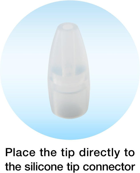 Silicone Tips (2pcs) for BabySmile Nasal Aspirator - Models S-504, S-503, S-502, S-303