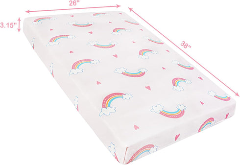38" 26" Pack Pack Viviland Crib Mattress, X N Play Toddler Mattress Premium Soft Foam Portable for and Play Topper