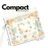 Orchid Hearts 2pcs Portable & Refillable Wet Wipe Pouch - Reusable Baby Wipes Holder & Container, Mini Floral Love
