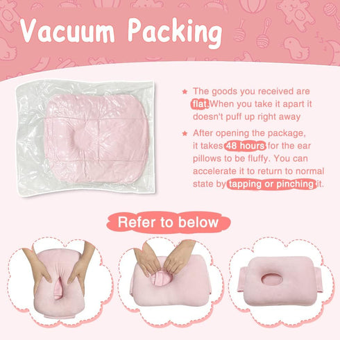 Tummy G Tube Time Pillow Feeding Tube Belt Pads Adjustable Nursing Pillow with a Hole for Supporting Babies Infant