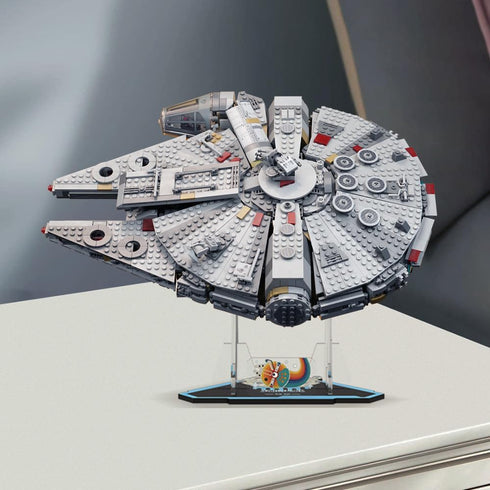 Acrylic Display Stand for Lego Star Wars Millennium Falcon 75257 Building Set (Stand Only, No Model)