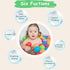 Ball Pit Balls, Phthalate Free BPA Free Crush Proof Plastic, 7 Bright Colors with Reusable Storage Bag