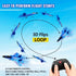 F-22 2.4 6-axis Blue RC Plane for Kids Upgrade Raptor Fighter RC Airplane Remote Control Airplane Toys GHZ Smart Gyro