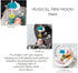 Taf Toys Musical Mini Moon, On-The-Go Pull Down Hanging Infant Toy with Music and Lights, Travel Companion for Baby