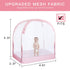 L RUNNZER Crib Tent, Portable Crib Cover to Keep Baby from Climbing Out, Safe & Breathable Crib Net, Easy to Install