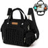 FHELAD Small Diaper Bag Backpack, Toddler Diaper Bags Waterproof Multi-Function Newborn Baby