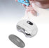 Trimmer, 3 Electric Nail Safe Use Concealed Cutter, Whisper Quiet, LED Light, Nail Scraps Storage, Gears, White, USB
