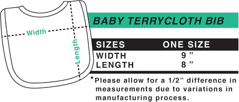 Hilarious Baby Burp Bib - Loading Graphic Terry Cloth Bib for Infants