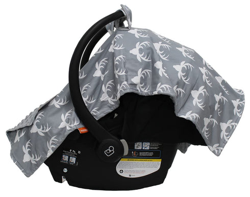 40x30 Cozy Dear Baby Gear - Car Seat Canopy, Infant Carrier Cover for Boys & Girls, Fall, Nursing & Stroller Use